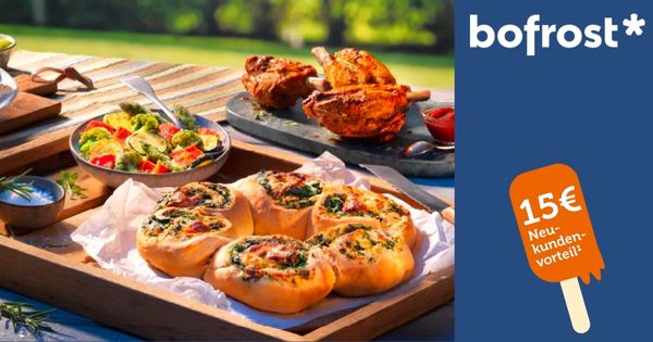 😋 bofrost*: 15€ Gutschein für Neukunden (45€ MBW)