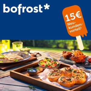 😋 bofrost*: 15€ Gutschein für Neukunden (45€ MBW)