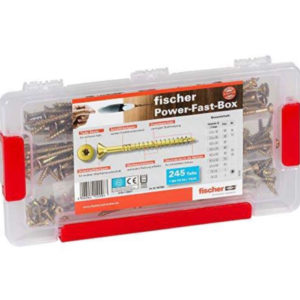 fischer Power-Fast Box, Schrauben-Set 245-teilig ( Amazon Prime )