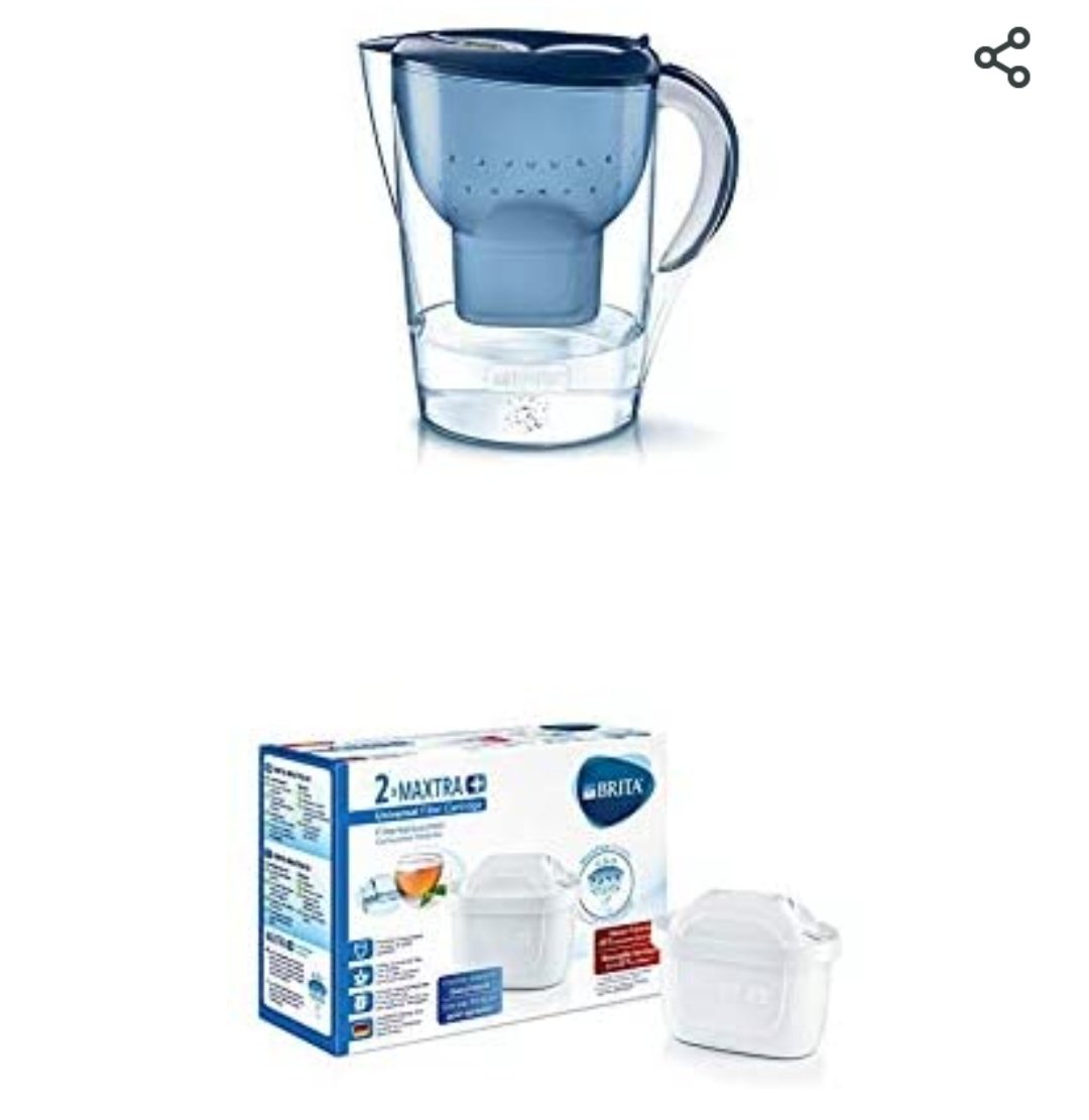 Brita Wasserfilter Marella XL + 3 Filterkartuschen für nur 11,66€ (statt  22€)