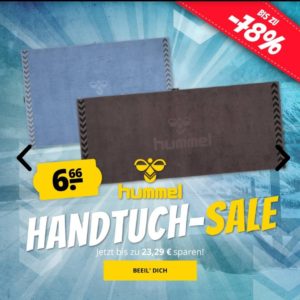 hummel Strandhandtuch für 6,66 Euro (zzgl. Versand)