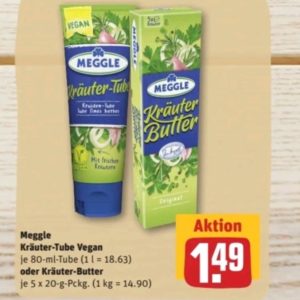 Meggle Kräuterbutter 30 ct günstiger, dank Marktguru