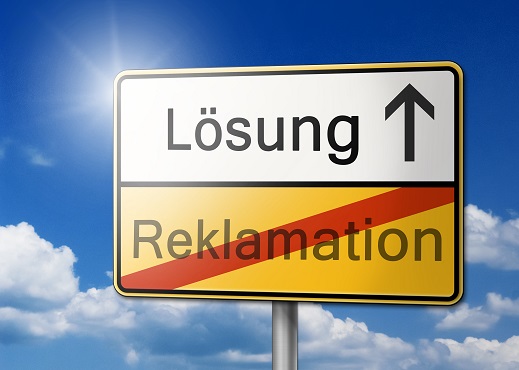 Reklamation - nein, Lösung - ja