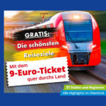 🚆 GRATIS Reiseführer: ideal für das 9-Euro-Ticket 👉 376-seitige PDF kostenlos downloaden
