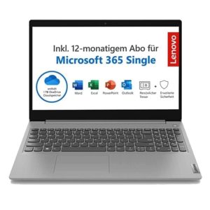 💻 Lenovo Ideapad 3i 15,6“ Notebook für 199€ 👉 inkl. 12 Monate Microsoft 365 (Office) / Intel Celeron / 4GB RAM / 128GB SSD / Full HD