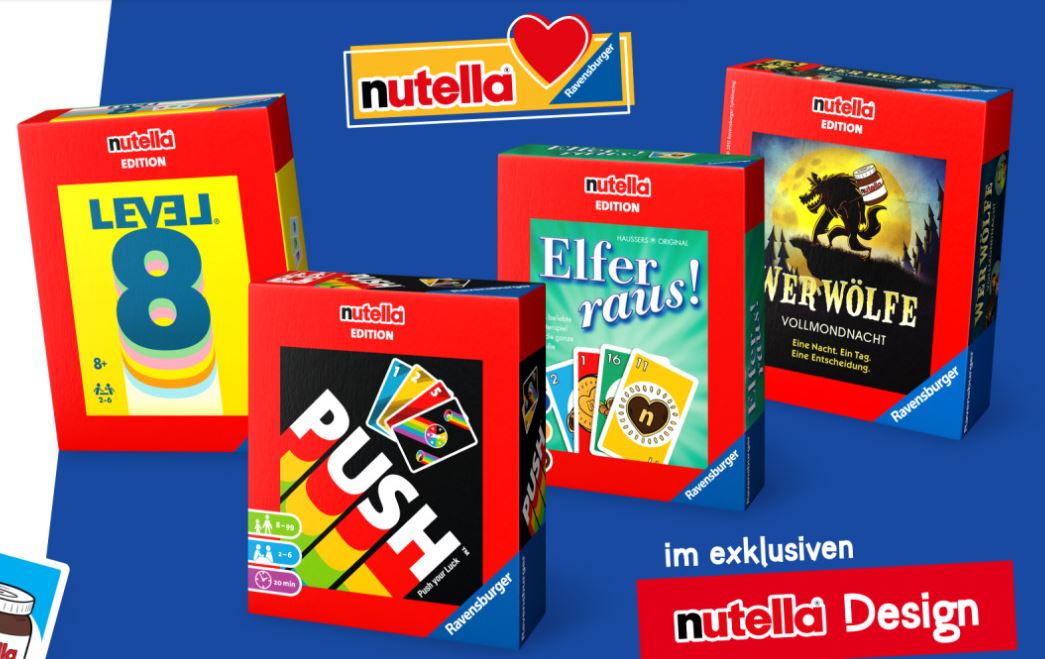 Gratis Spiele bei Nutella