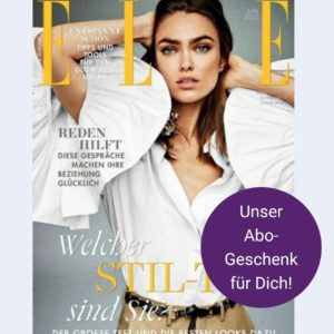 GRATIS Zeitschrift "Elle" (12 Print-Ausgaben) 12 Monate kostenlos lesen mit Deutschlandcard