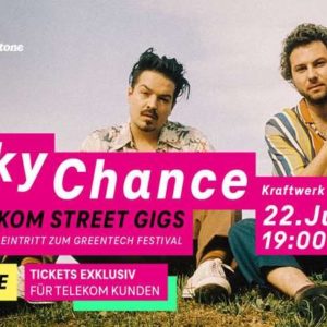 GRATIS zum Greentech Festival in Berlin mit Milky Chance am 22.06.22 für Telekom-Kunden