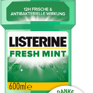 GRATIS LISTERINE® Fresh Mint Mundspülung für Produktbewertung bis 30.06.2022