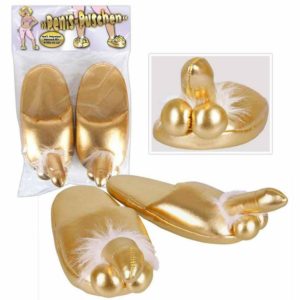 🤣 Goldene Penis Puschen - Hausschuhe für 14,90€ inkl. Versand (statt 25,90€)
