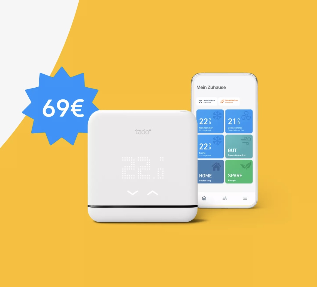 🥶 tado° smarte Klimaanlagen-Steuerung für 69€ (statt 90€)