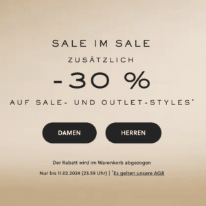 Fossil: Winter-Sale + 30% Rabatt auf Sale &amp; Outletprodukte + 15% Newsletter Rabatt