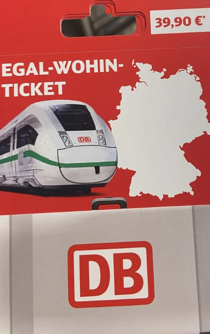 Deutsche Bahn Egal-Wohin-Ticket