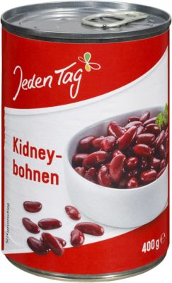 Jeden Tag Rote Kidney Bohnen 12 er Pack 12 x 425 ml