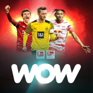 ✌️ WOW Live-Sport für 24,99€ (statt 29,99€) + GRATIS: 6 Monate Serien &amp; Filme  ⚽️ Bundesliga + Premier League