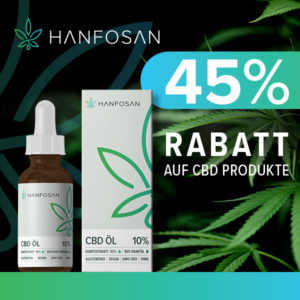 🌿 Cannahero: 45% Rabatt auf CBD-Artikel von Hanfosan