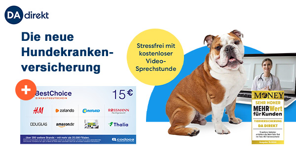 DA direkt Hundekrankenversicherung