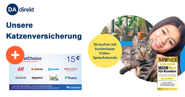 DA direkt Katzenkrankenversicherung