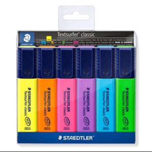 STAEDTLER 364 WP6 Textmarker  classic, nachfüllbar, 6 Stück (Pri