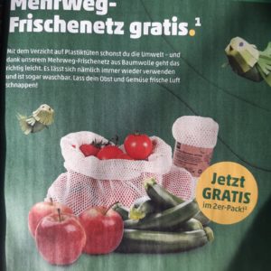 Gratis 2er Pack Mehrwegnetz Penny