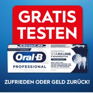 Oral-B Professional Zahnschmelzstärkung & -regeneration Täglicher Schutz 75ml GRATIS TESTEN bei Unzufriedenheit