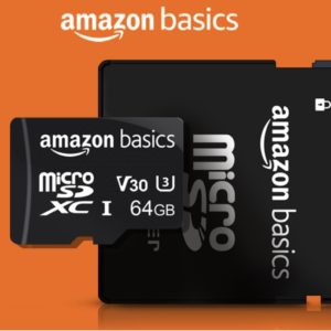 Amazon Basics MicroSDXC zu Bestpreisen (64GB/128GB/256GB/512GB/1TB) - Bspw. 2x64GB für 13,65€ (statt 2x12€)