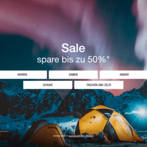 🏔 The North Face: Bis zu 50% Rabatt im Sale – nur noch heute