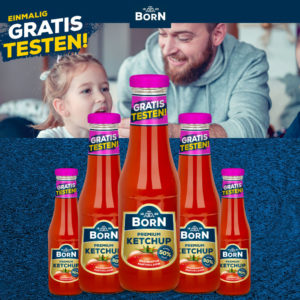 ⏰ Endet | 🍅 GRATIS testen: Born Premium Tomaten Ketchup