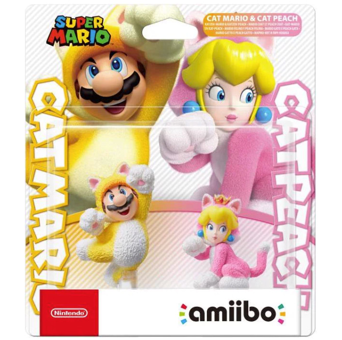 Nintendo Doppelpack amiibo Katzen-Mario und Katzen-Peach