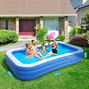 💦 EVAJOY Aufblasbarer Pool / Familienpool mit 3 Meter Länge für 29,99€ (statt 50€)