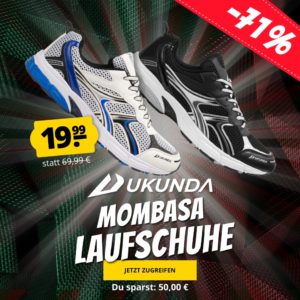 🏃‍♂️ UKUNDA Mombasa Herren Laufschuhe für 19,99€ + Versand