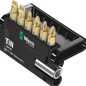 Wera Bit-Sortiment, Bit-Check 7 TiN Universal 1, 7-teilig, (Amazon Prime)