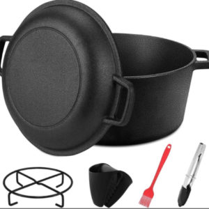 Gifort 4.7l Dutch Oven, Gusseisentopf (Amazon)