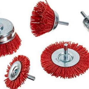 Osborn Schleifbürstenset für Bohrmaschine, Set 5-teilig für Holz (Amazon Prime)