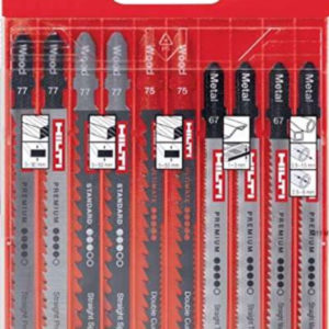 HILTI Stichsägeblätter Set BC Set Holz Metall Kunstoff in Hilti Box 10 Sägeblätter (Amazon Prime)