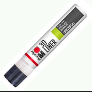 Marabu 3D Liner weiß, 25 ml universelle Effektfarbe auf Wasserbasis (Amazon Prime)