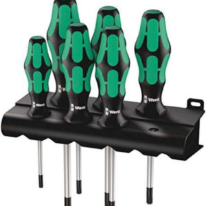 Wera 367/6 Schraubendrehersatz Kraftform Plus TORX + Rack, 6-teilig (Amazon Prime)