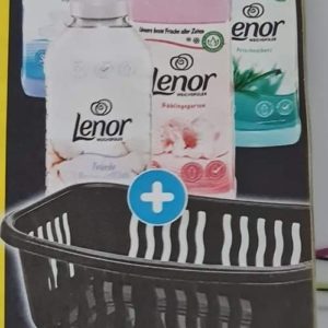 7x Lenor kaufen, 1 Wäschekorb gratis erhalten - nächste Woche ( 01.09.-03.09.) bei Netto (gelb )