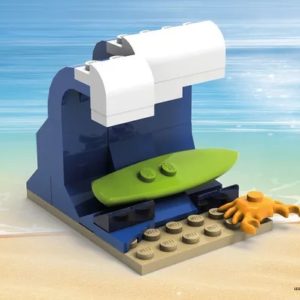 GRATIS LEGO® Strandmotiv-Sets" kostenlos bauen am 04.08. – 11.08. – 18.08. – 25.08.2022