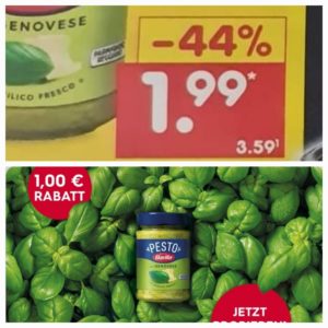 Barilla Pesto für umgerechnet 99ct bei Netto ( gelb ) ab 01.09. Dank Coupies ( App )