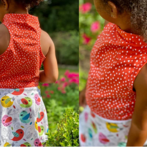 GRATIS Schnittmuster für ein Crop-Top in der Gr. 116-158 kostenlos downloaden bei Makerist