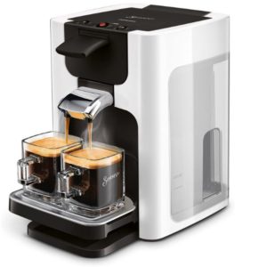 ☕️ Kaffeepadmaschine Philips Senseo Quadrante für 69,99€ (statt 110€) in der Farbe rot und weiß