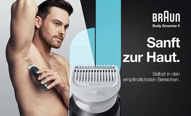 BRAUN 5 BG5350 Bodygroomer Körperpflege- und Haarentfernung für Herren für  38,99€ (statt 62€)