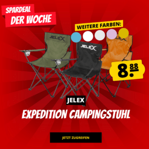 🪑 Sportspar Campingstuhl "Expedition" für 8,88€ + 3,95€ Versand