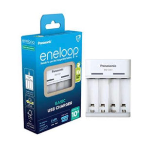 Panasonic eneloop Basic USB Ladegerät für 2 oder 4 AA/AAA NI-MH-Akkus (Amazon Prime)