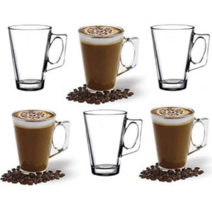 6 Stück ANSIO Latte Macchiato Gläser , 385ml (Amazon Prime)