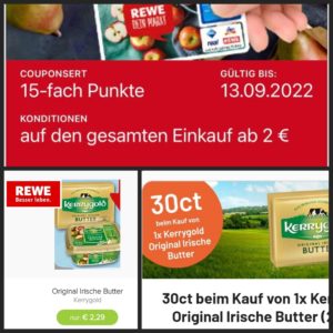 Kerrygold Butter für umgerechnet 1,79 Euro Dank Smaggle & Payback
