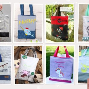 GRATIS Schnittmuster für Damen-, Kinder- und Herren-Handtasche kostenlos zum Download bei Makerist