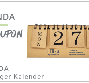 GRATIS „LINDA Ewiger Kalender“ in den Linda Apotheken vor Ort ab 10€ Einkauf