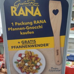 *Vorabankündigung* Gratis Pfannenwender beim Kauf von 1 Packung Rana